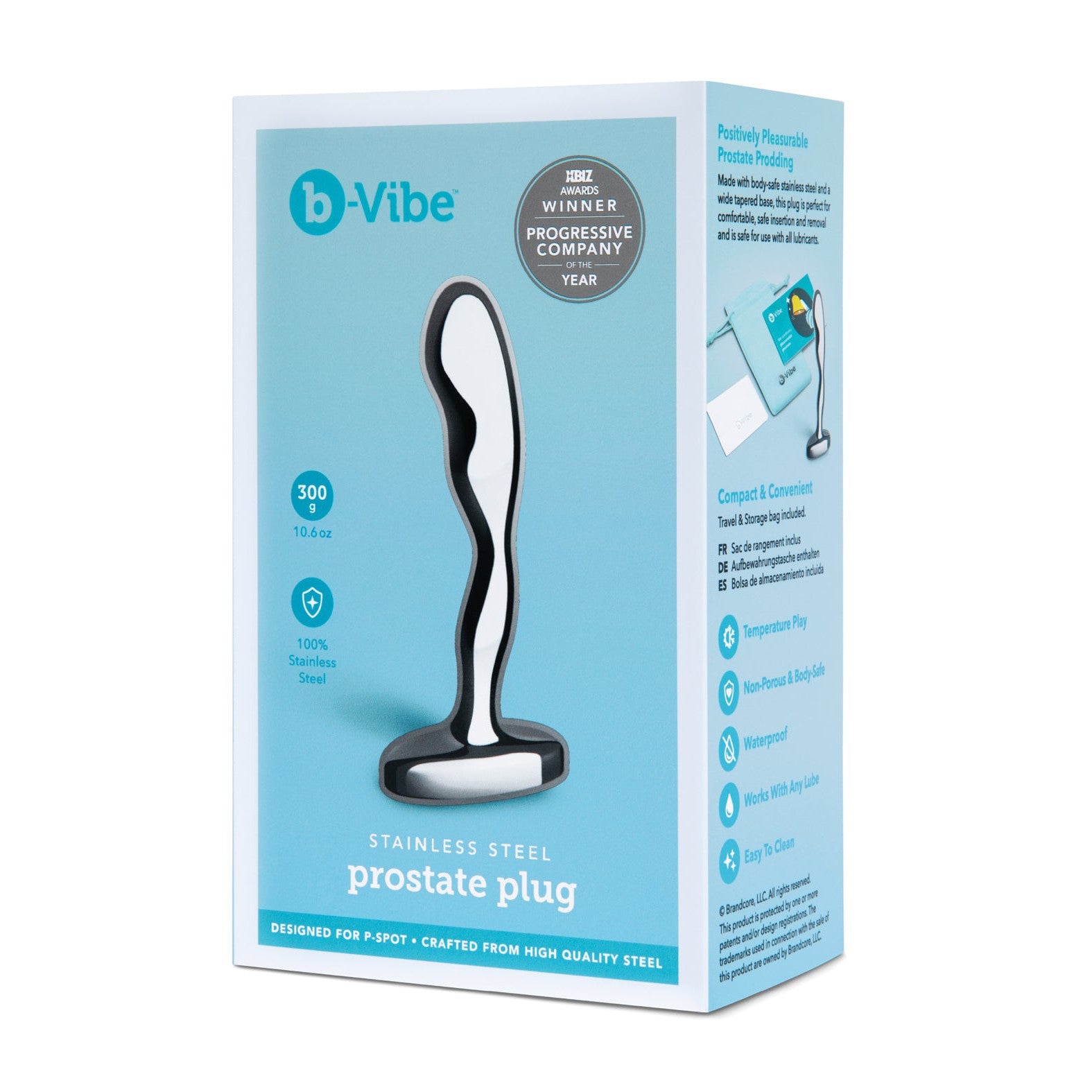 Stainless Steel Prostate Plug Adam's Toy Box Stainless Steel Prostate Plug Adam's Toy Box