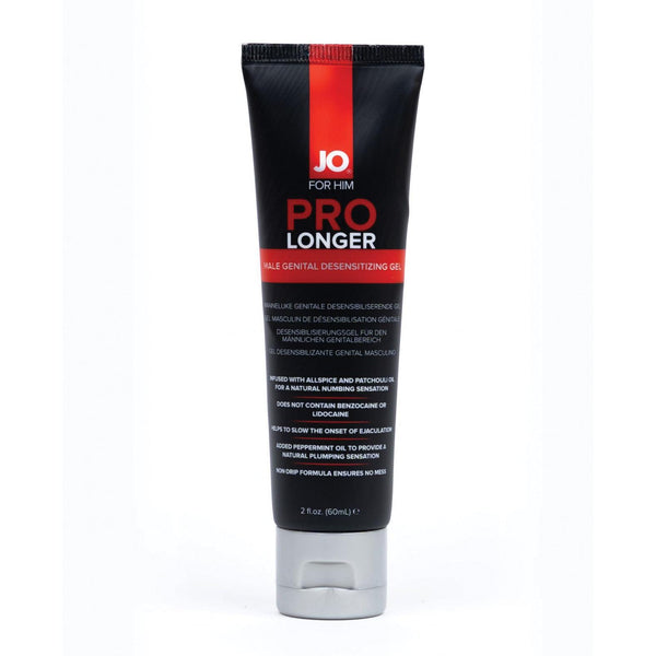 JO Prolonger Gel - Benzocaine Free Desensitizer 2 oz
