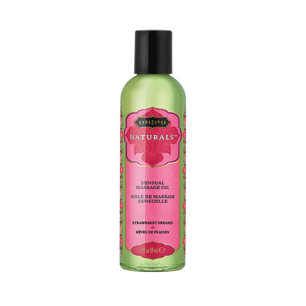 Kama Sutra Naturals Massage Oil - 2 oz Strawberry Dreams