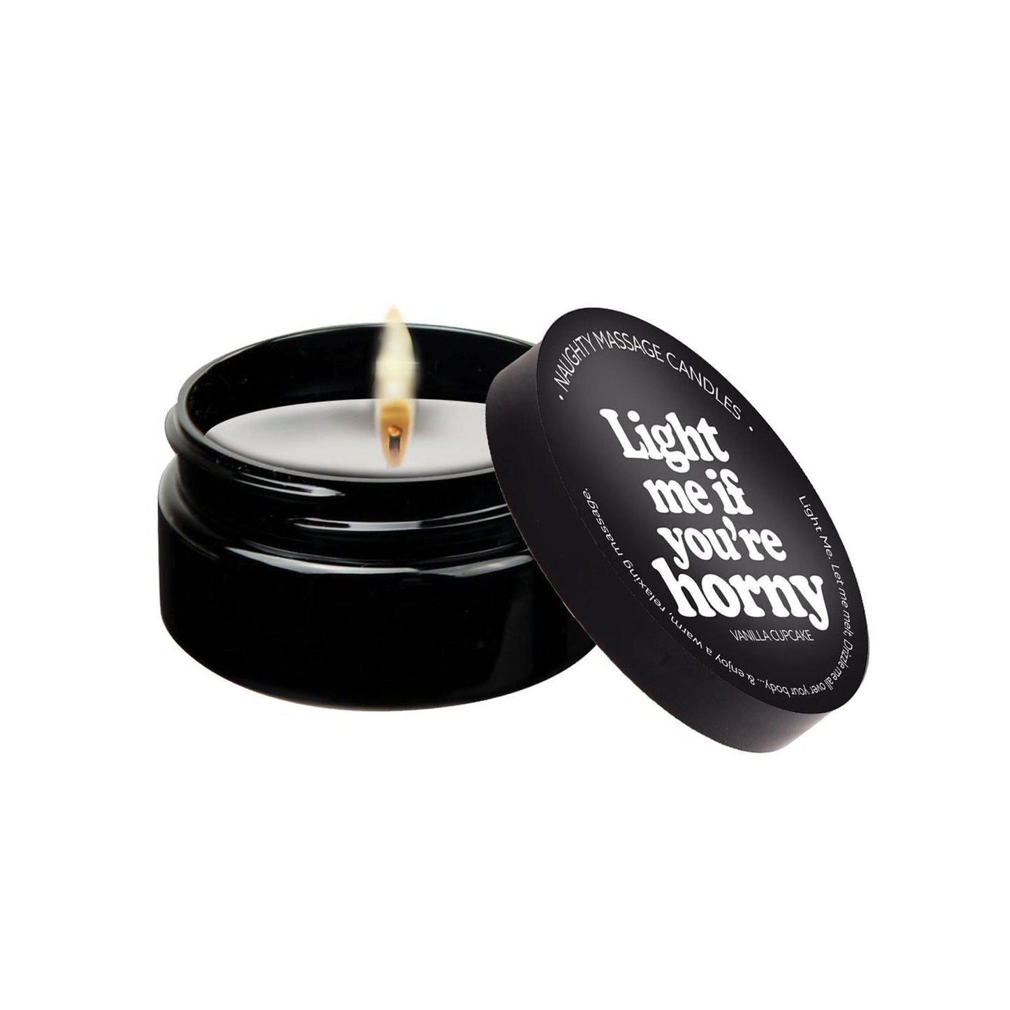 Kama Sutra Mini Massage Candle - 2 oz Light Me if You're Horny