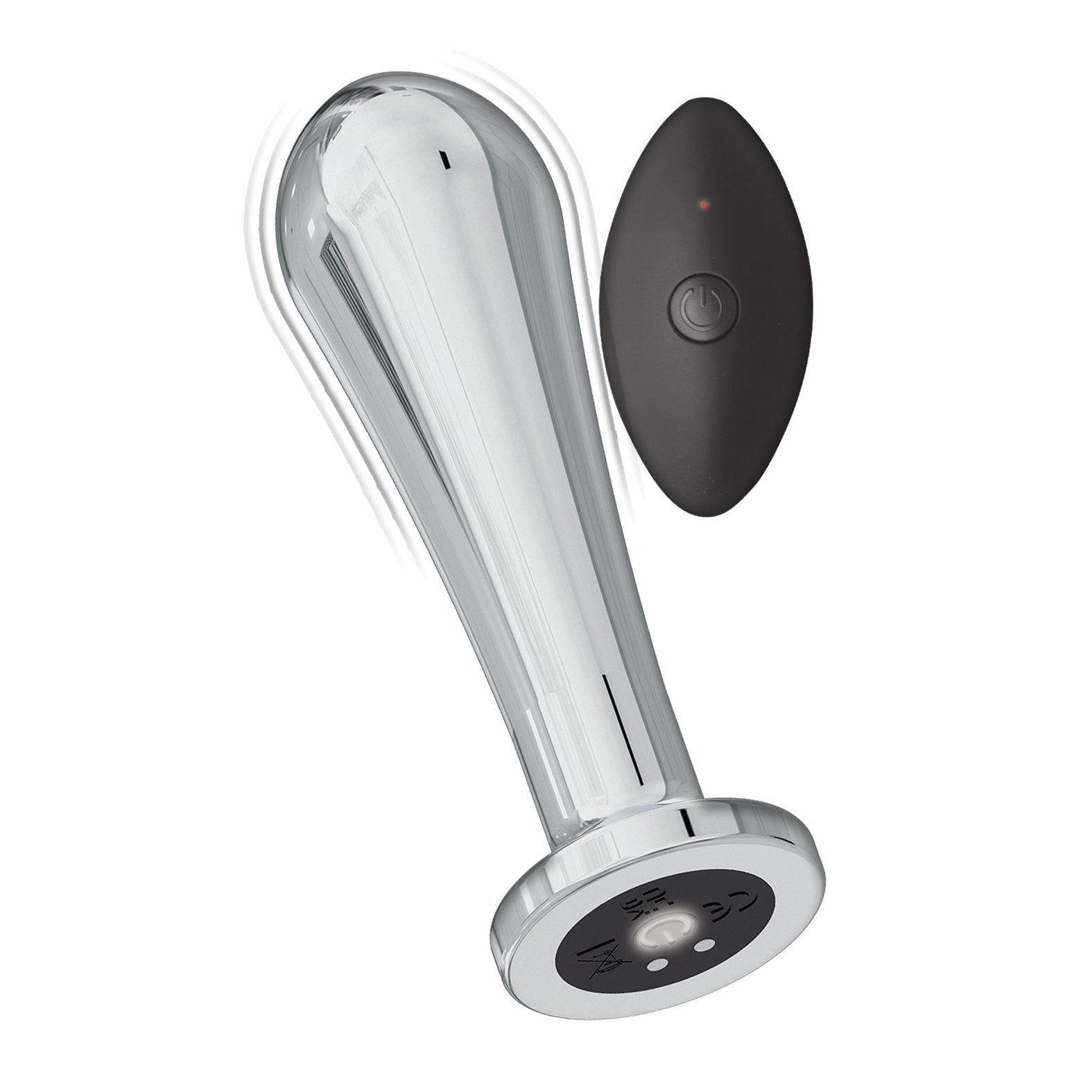 Ass-sation Remote Vibrating Metal Anal Bulb - Silver Adam's Toy Box Ass-sation Remote Vibrating Metal Anal Bulb - Silver Adam's Toy Box