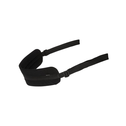 The Sportsheets Plus Size Doggie Strap by Sportsheets International is shown against a white background, featuring two adjustable straps for a cushioned fit, ensuring superior comfort.