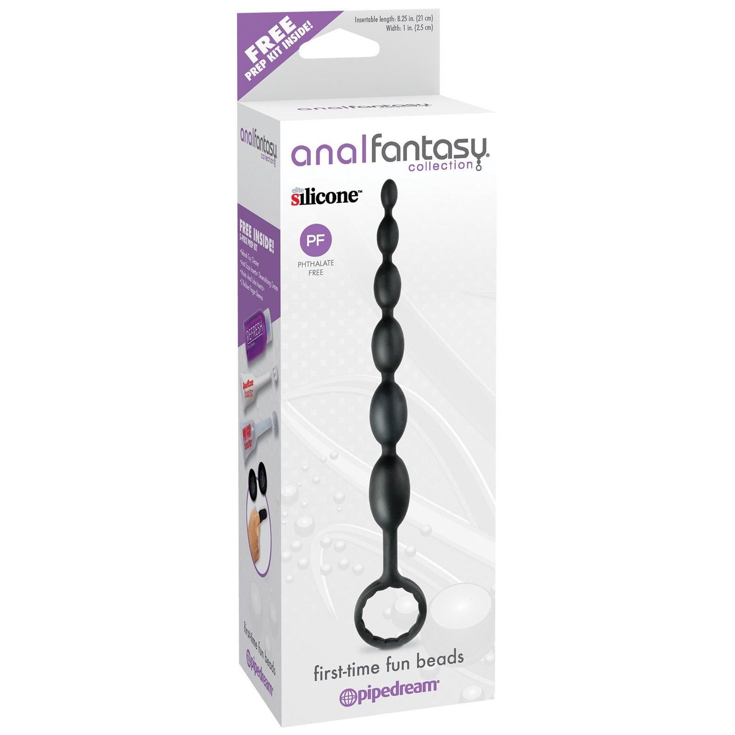 Anal Fantasy First Time Fun Anal Beads With Free Prep Kit