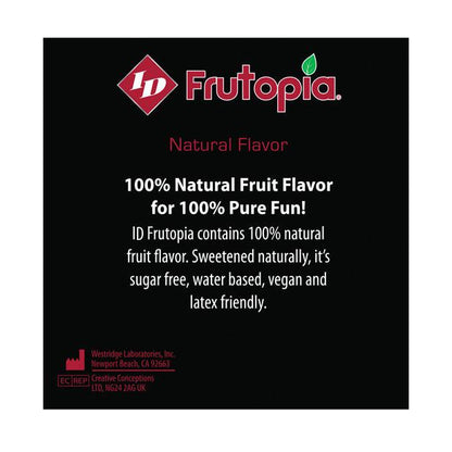 ID Frutopia Natural Lubricant - 3.4 oz Cherry