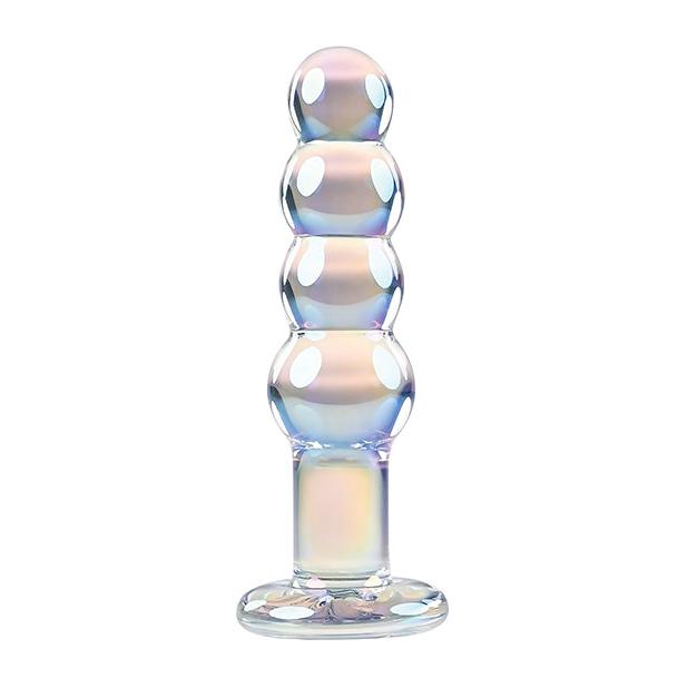 Playboy Pleasure Jewels Beads Anal Plug - Clear