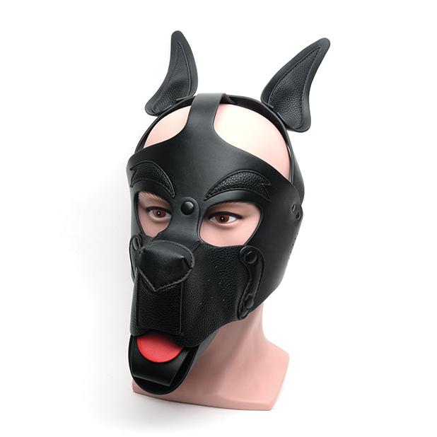 665 Playful Pup Hood - O/S Black