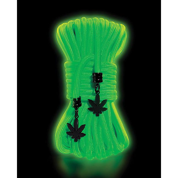 Stoner Vibes Glow in the Dark Rope - Green