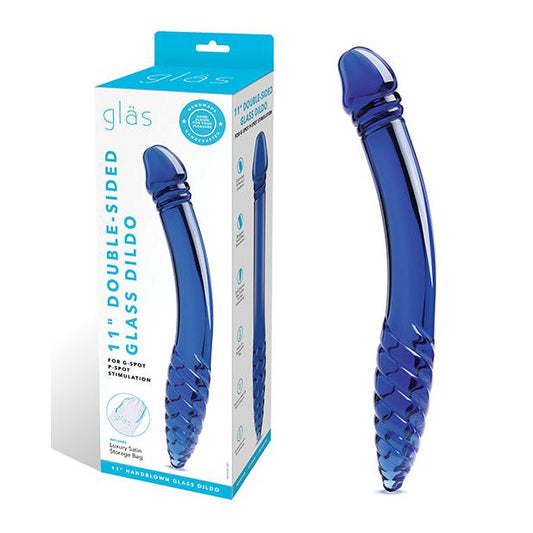 Glas 11&quot; Double-sided Dildo G-Spot &amp; P-Spot Stimulation