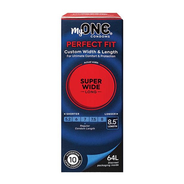 My One Super Wide &amp; Long Condoms - Pack of 10