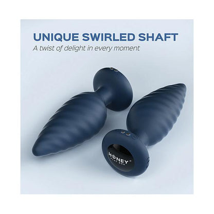 Noah App-Controlled Rotating Butt Plug - Navy Blue