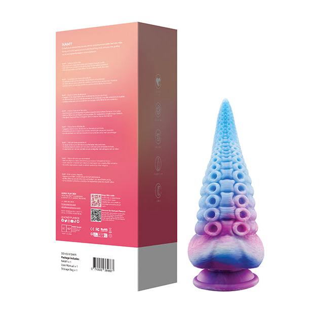 Namy Tentacle Shape Suction Cup Dildo - Multi Color