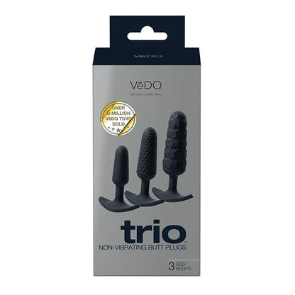 VeDO Trio Anal Plug Set - Black