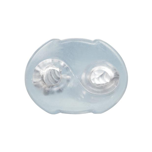 Cyclone Dual Ribbed Stroker XL - Clear