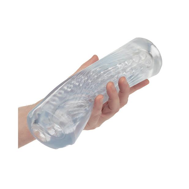 Cyclone Dual Ribbed Stroker XL - Clear