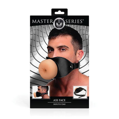 Master Series Ass Face Mouth Gag - Light/Black