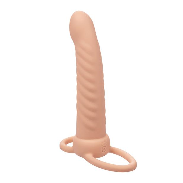 Performance Maxx Rechargeable Ribbed Dual Penetrator - Ivory