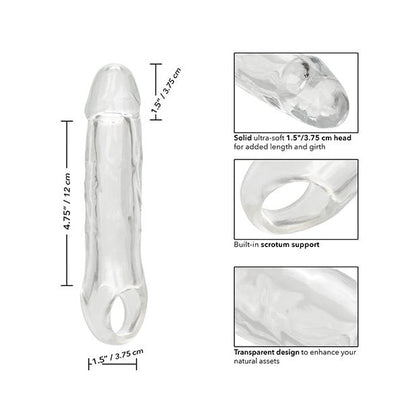 Performance Maxx 6.5&quot; Penis Extension - Clear