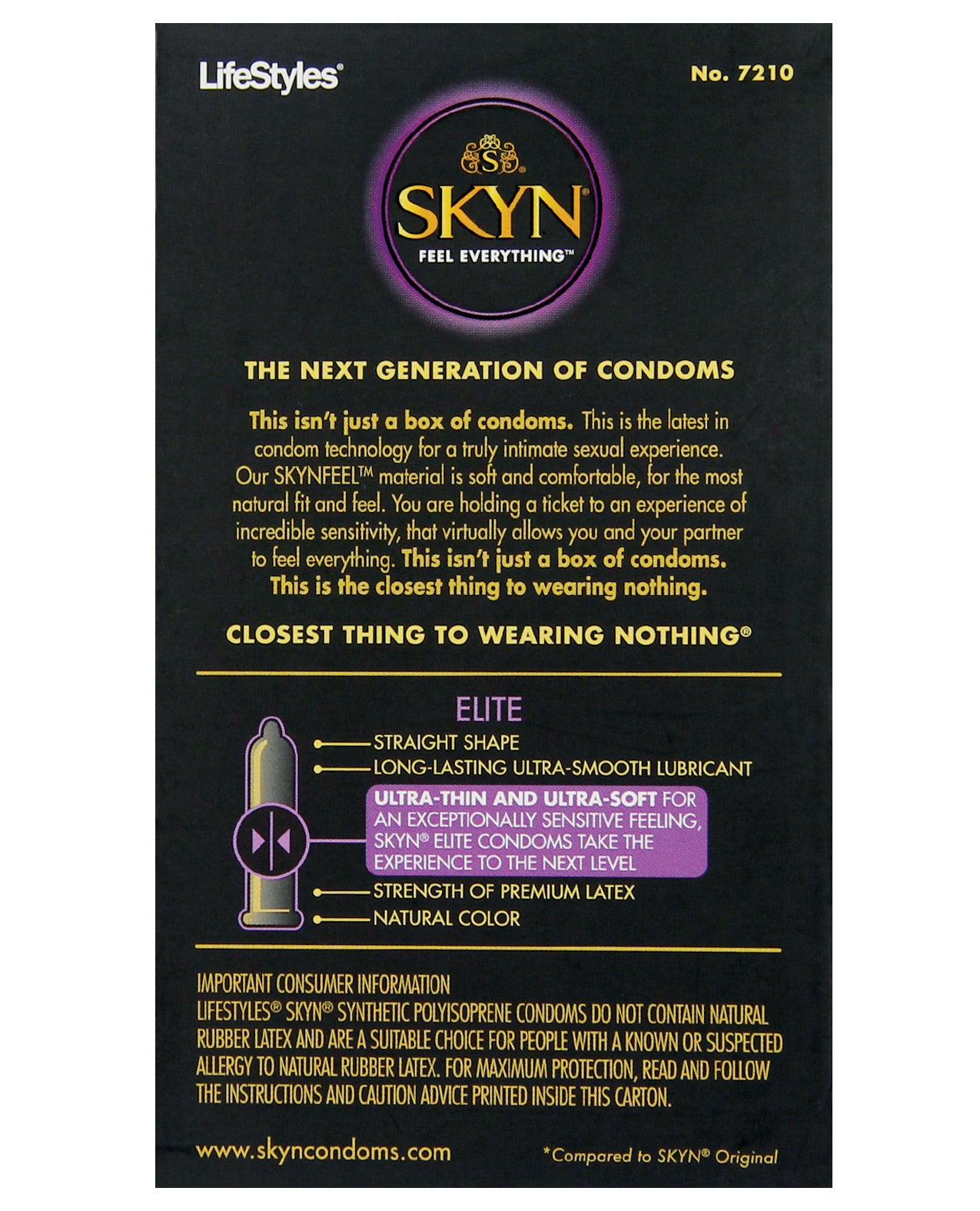 Lifestyles SKYN Elite Ultra Thin Condoms