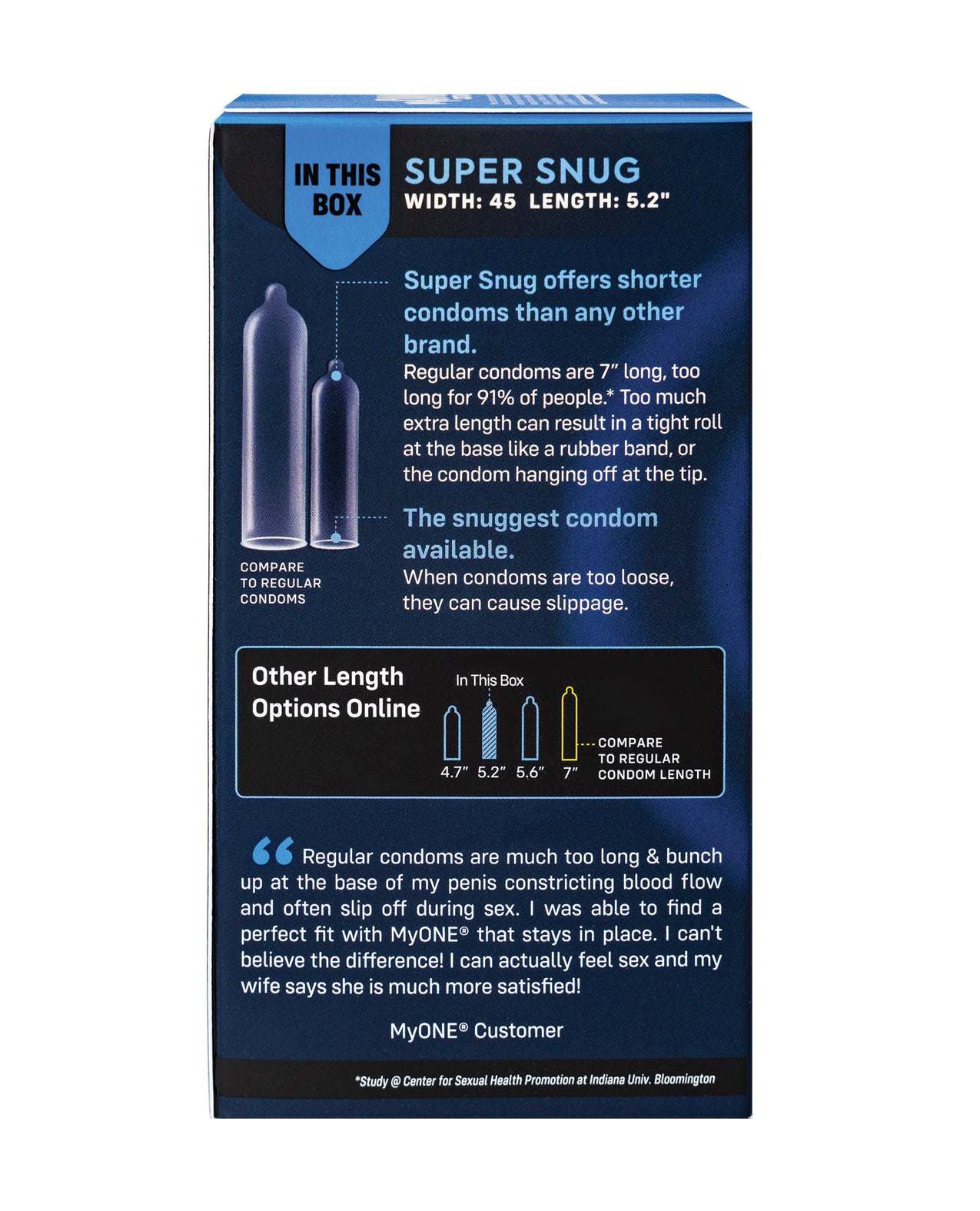 My One Super Snug Condoms