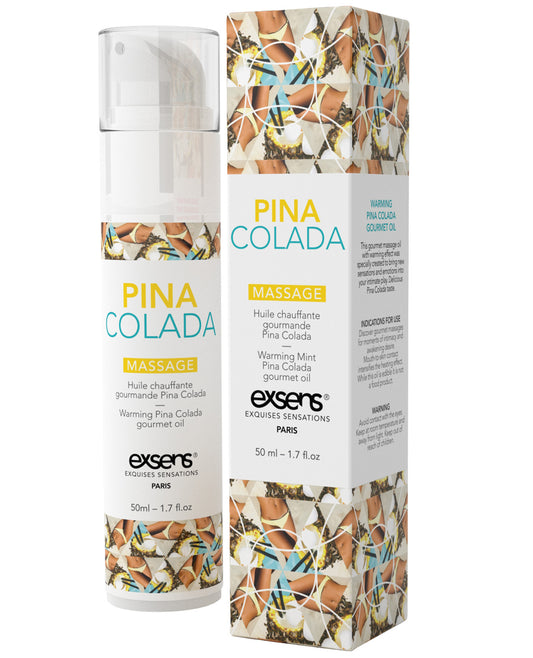 EXSENS of Paris Warming Massage Oil - Pina Colada