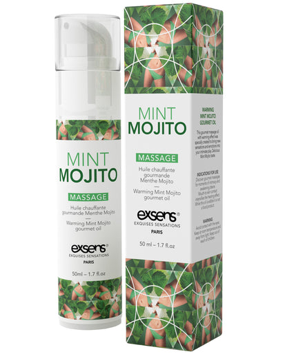 EXSENS of Paris Warming Massage Oil - Mint Mojito