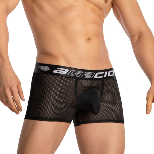 Agacio Boxer Mesh Trunks with Pouch