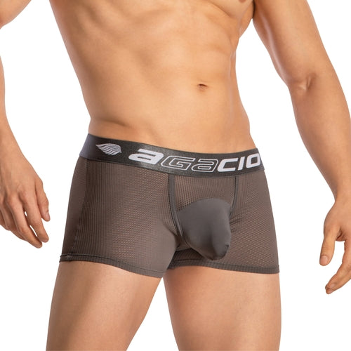 Agacio Boxer Mesh Trunks with Pouch