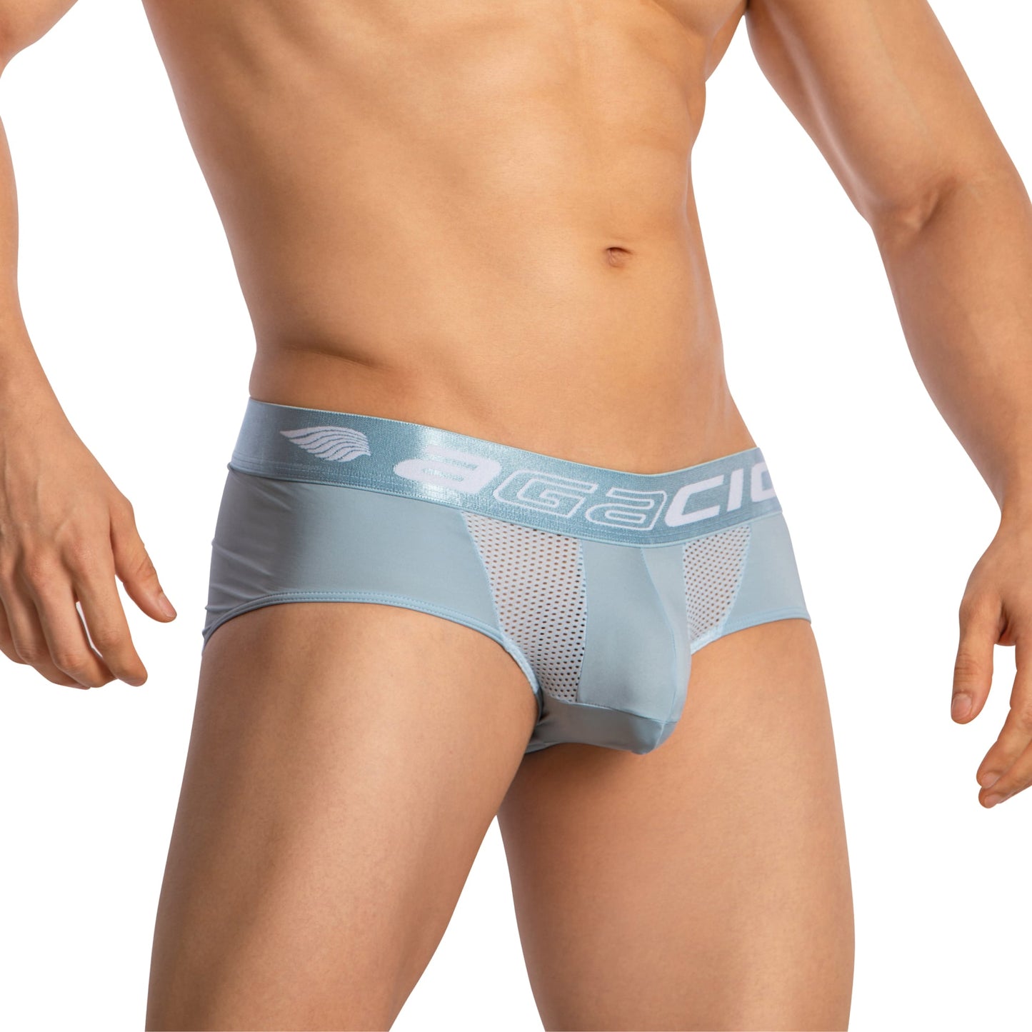 Agacio Sheer Boxer Briefs with Pouch