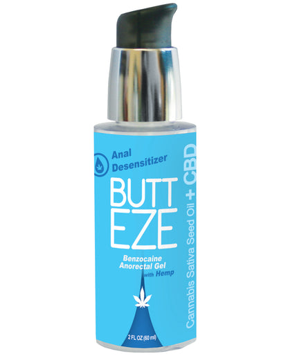 Butt Eze Desensitizing Lubricant w/Hemp Seed Oil - 2 oz