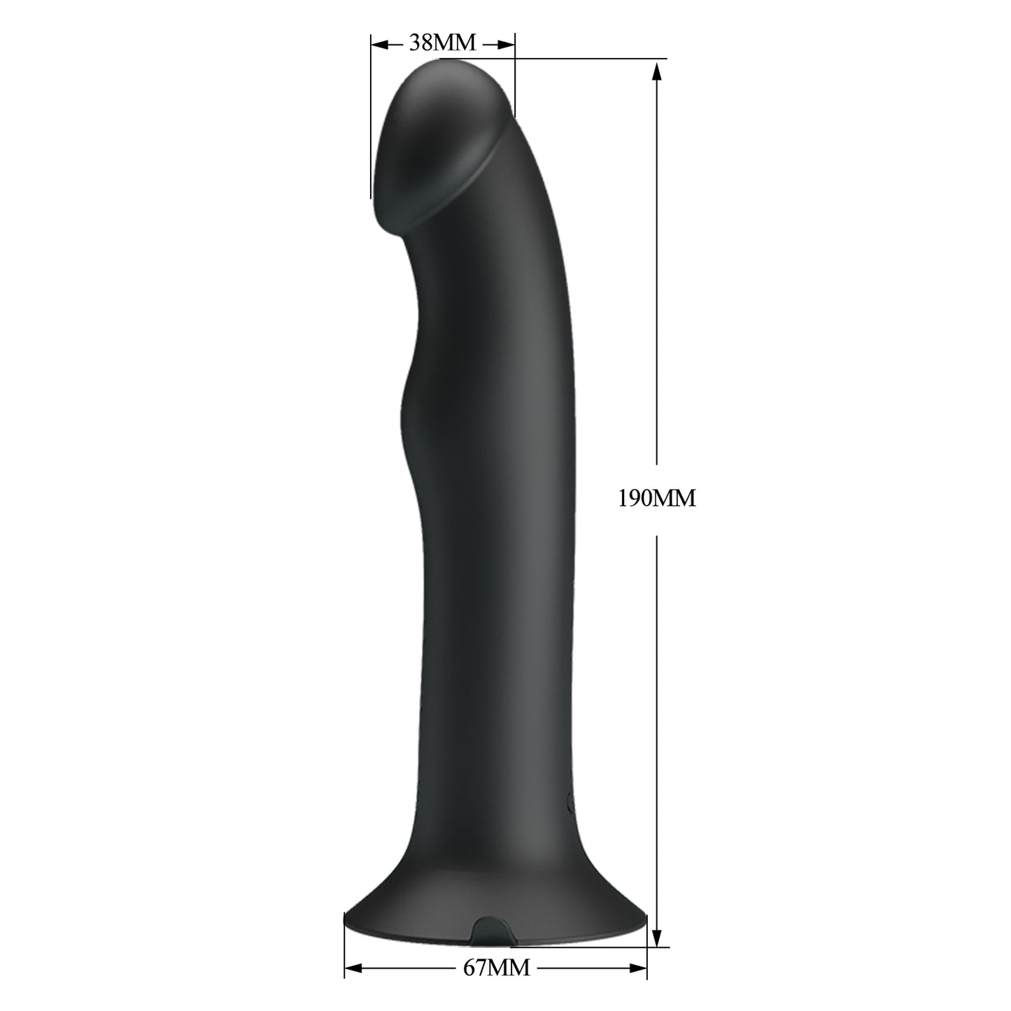 Pretty Love Murray Pulsating & Vibrating Suction Cup Dildo