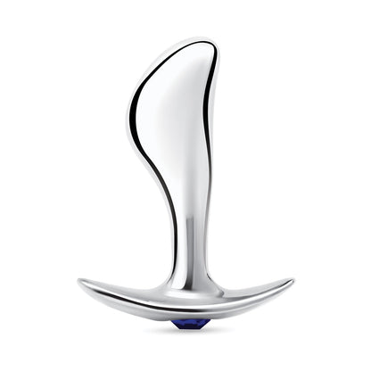 Blue Line 2.5" Stainless Steel Bling Prostate Massager Plug