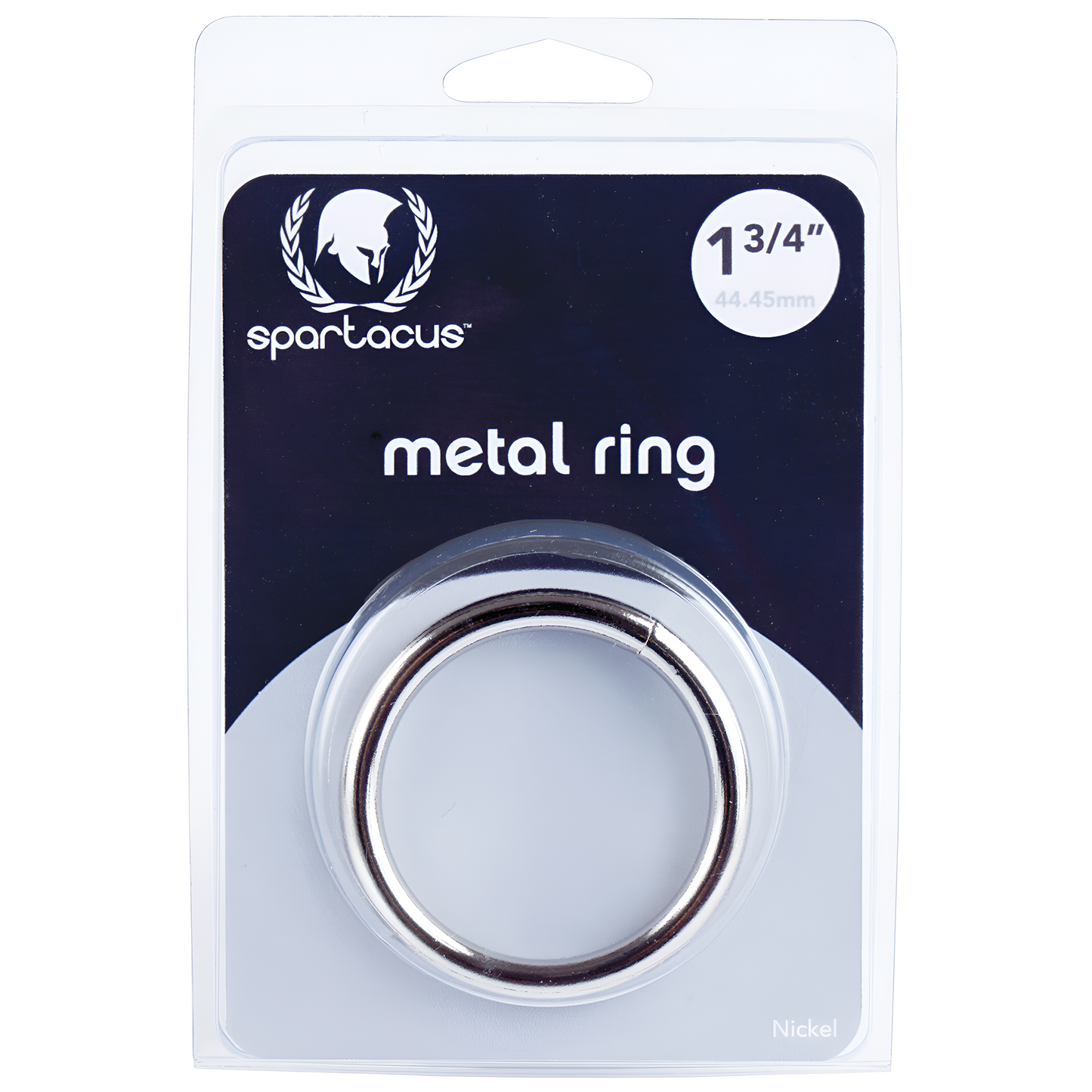 Spartacus 1.75" Nickel Cock Ring