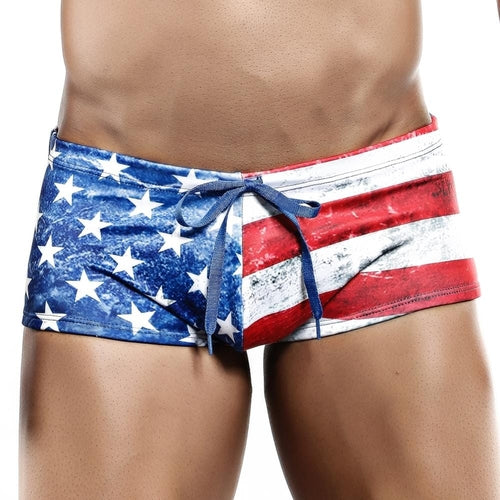 Cover Male USA Flag Boxer Trunk