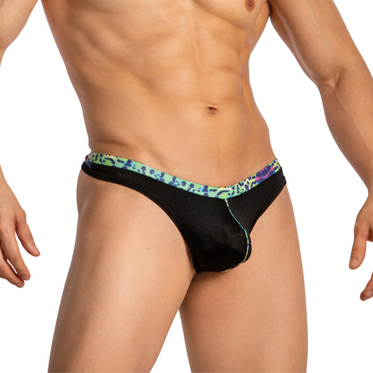 Daniel Alexander Thongs for Men with Leopard Print