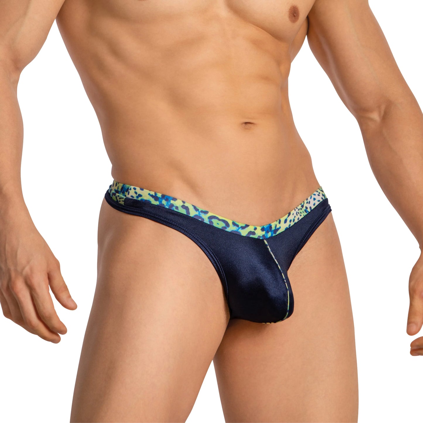 Daniel Alexander Thongs for Men with Leopard Print