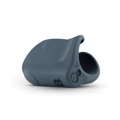 The Boners Vibrating Hand Job Stroker is a compact, gray device with a sleek, modern design, featuring control buttons and multiple vibration modes for an enhanced experience.