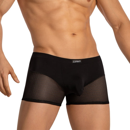 Edipous Boxer Briefs for Men with Breathable Mesh