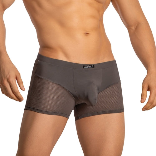 Edipous Boxer Briefs for Men with Breathable Mesh