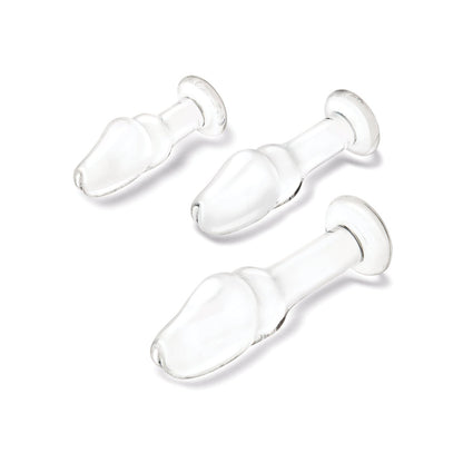 Glas Helmet Head Anal Training Kit - Set of 3