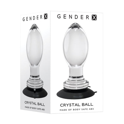 Plug De Bola De Cristal Género X Con Ventosa