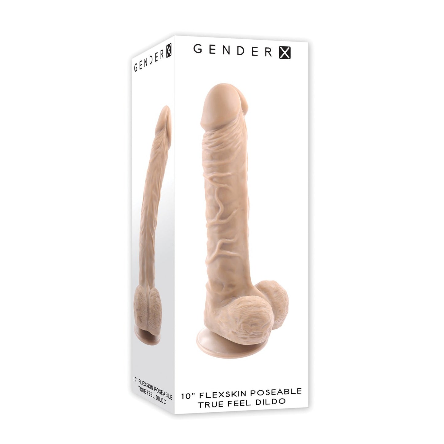 Gender X Flexskin Poseable True Feel 10" Dildo