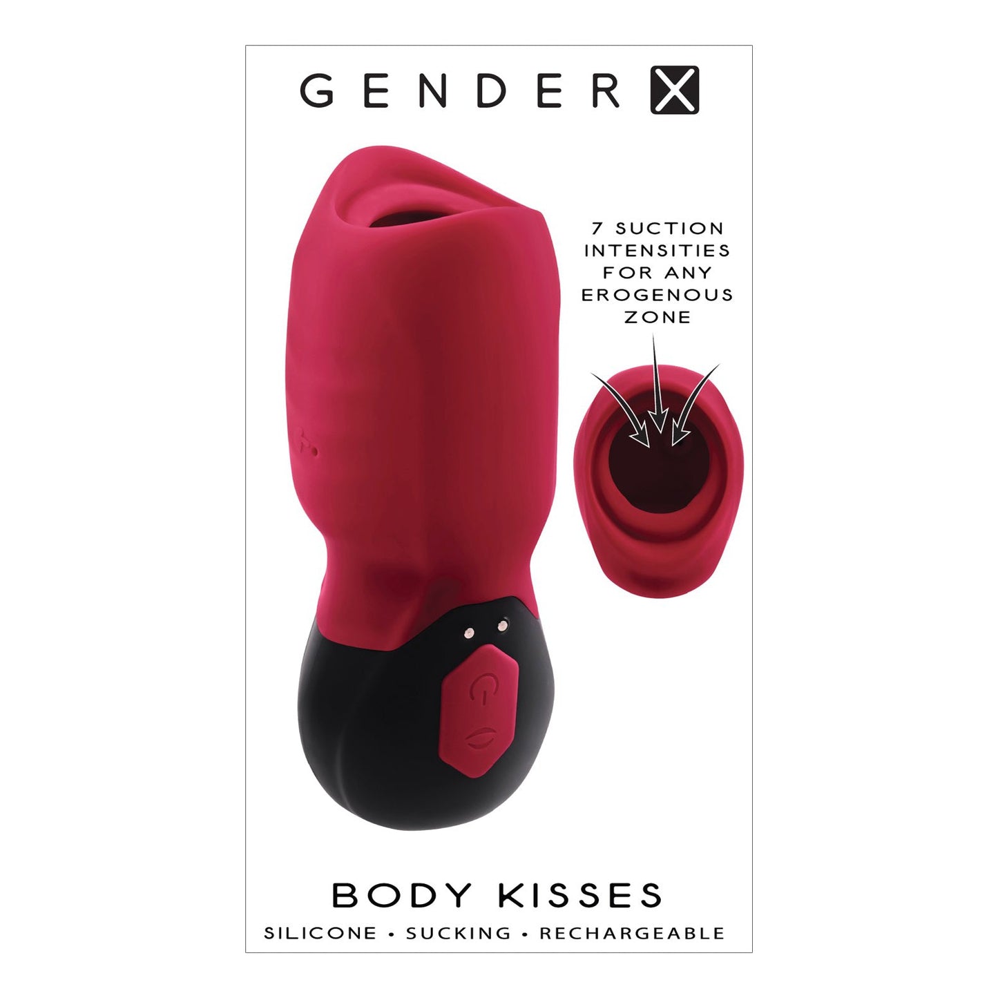 Masseur vibrant à aspiration Gender X Body Kisses