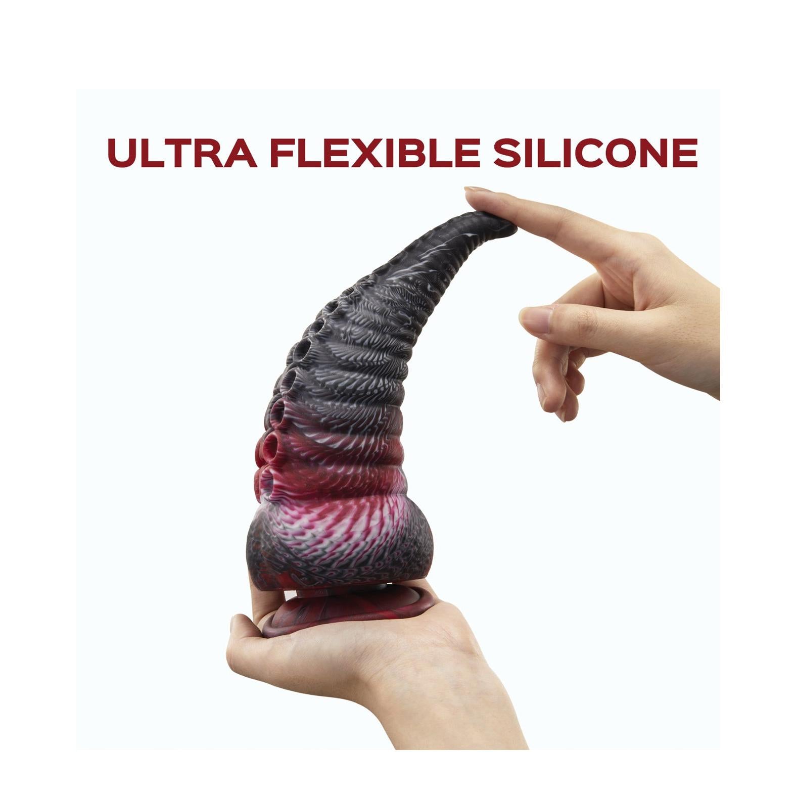 Lava Tentacle Shape Suction Cup Dildo