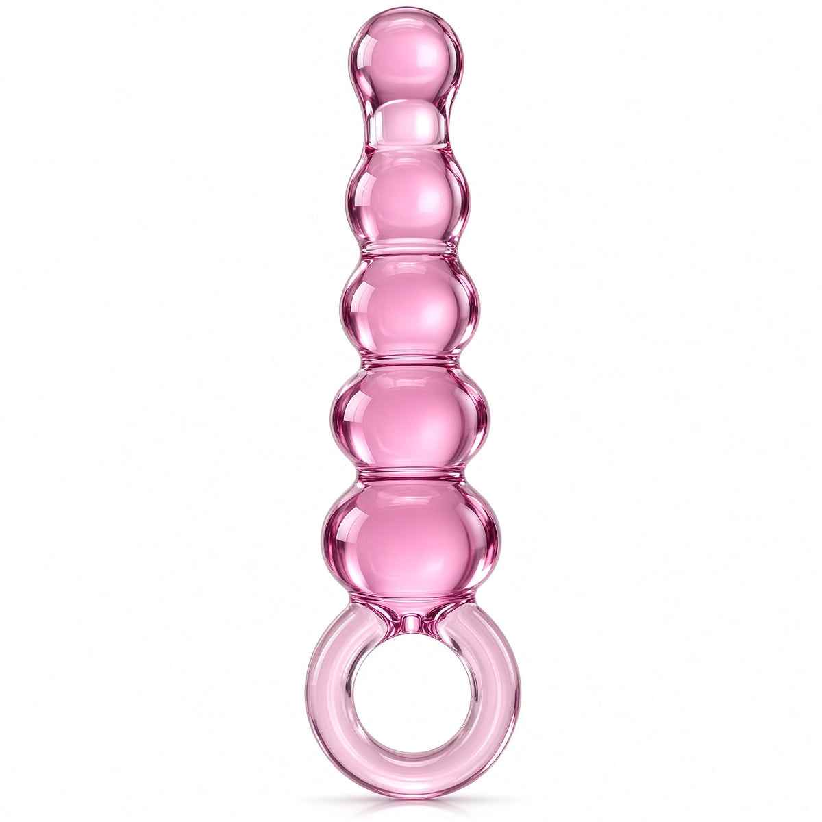 Glas Quintessence Beaded Glass Anal Slider - Adam's Toy Box