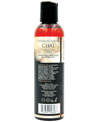 Intimate Earth Chai Massage Oil - 120 ml Vanilla &amp; Chai