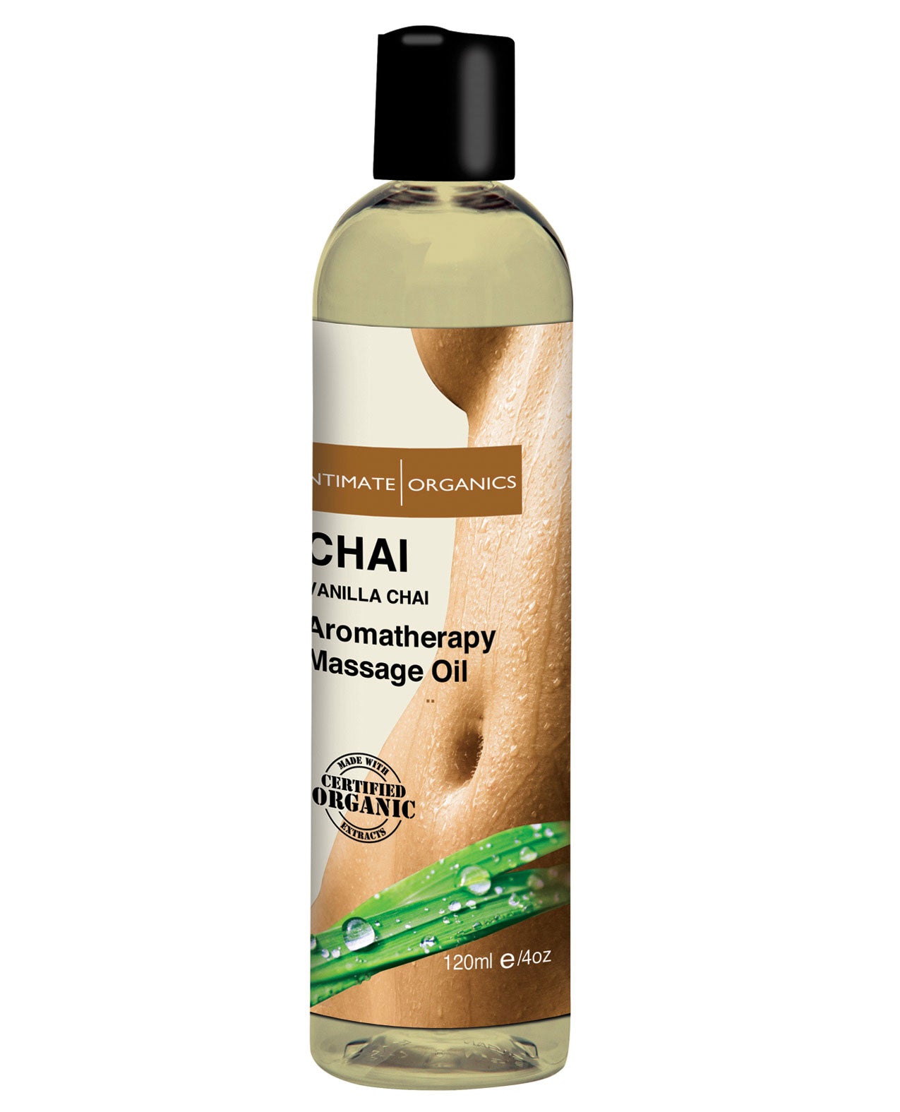 Intimate Earth Chai Massage Oil - 120 ml Vanilla &amp; Chai