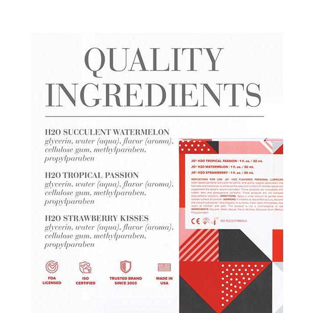 JO Tri-Me Triple Pack - Flavors Various Gift Set 1 oz