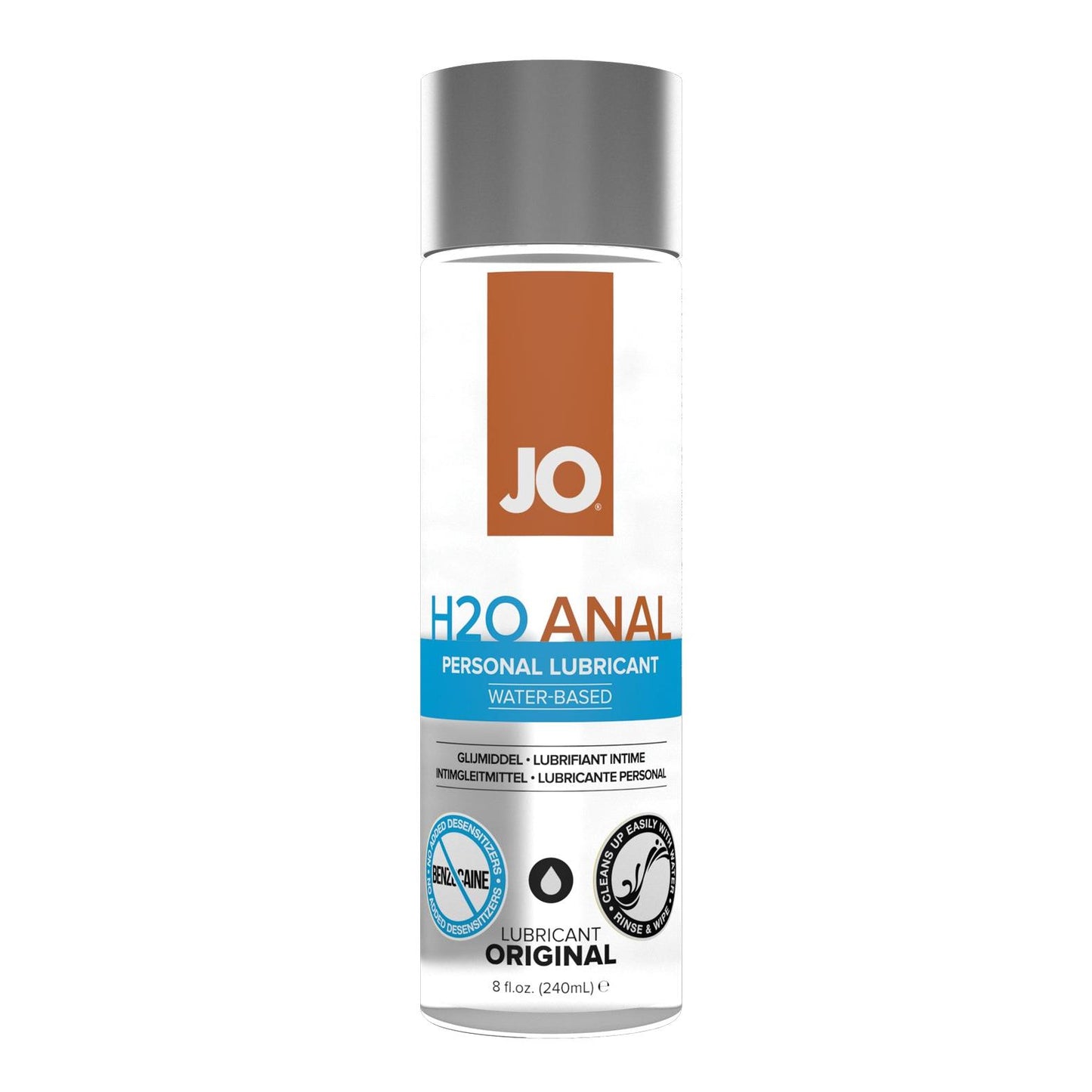 JO H2O Anal - Original Lubricant 8 oz