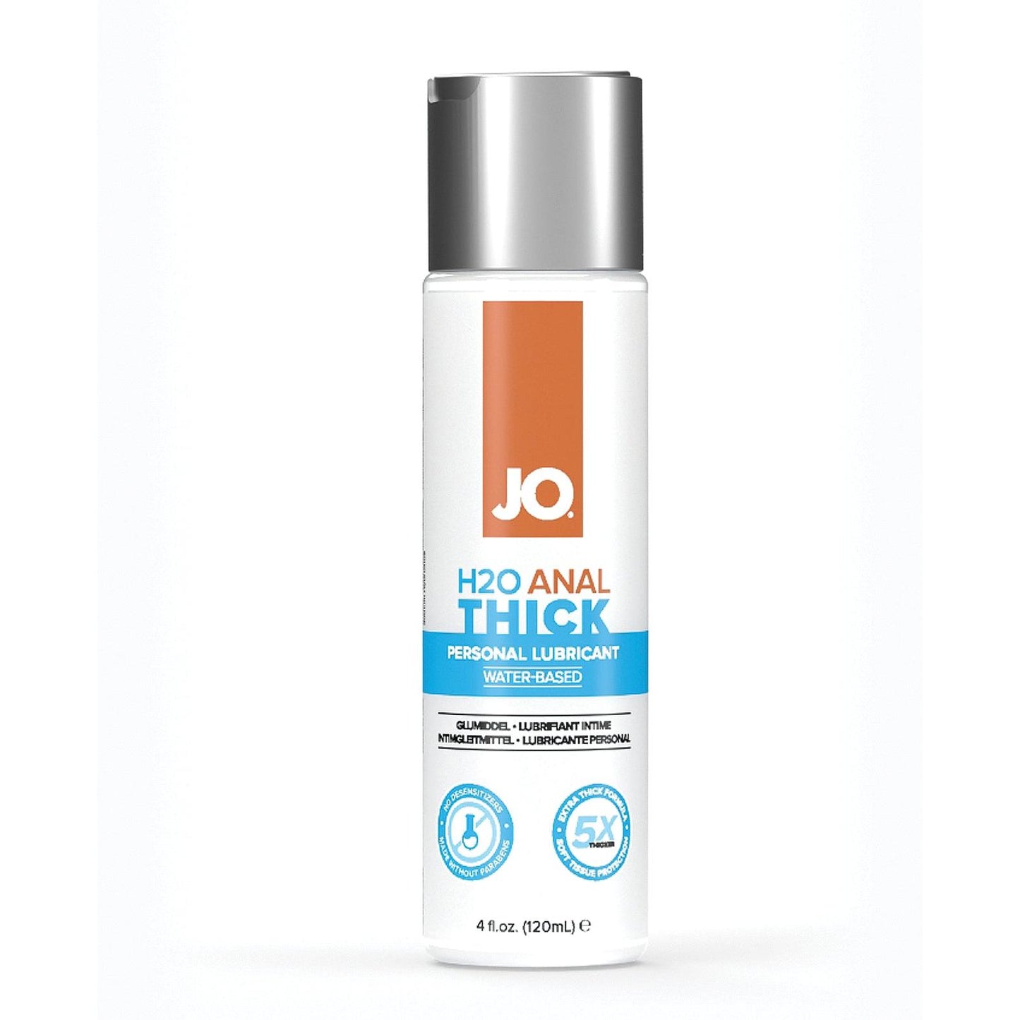 JO H2O Anal Thick - Original Lubricant 4 oz