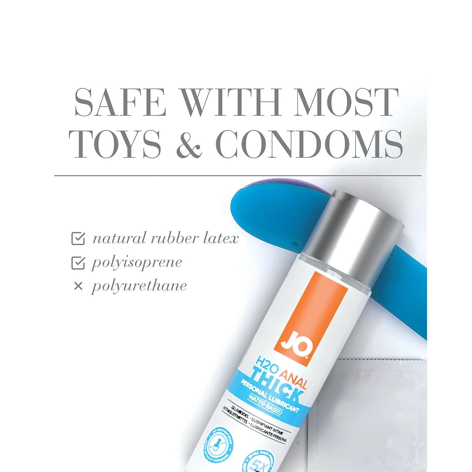 JO H2O Anal Thick - Original Lubricant 8 oz